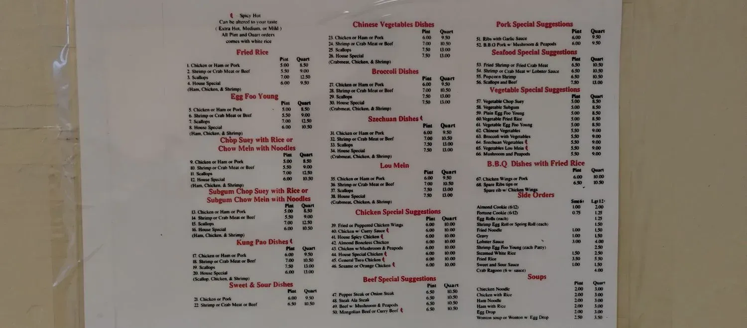 Menu 2