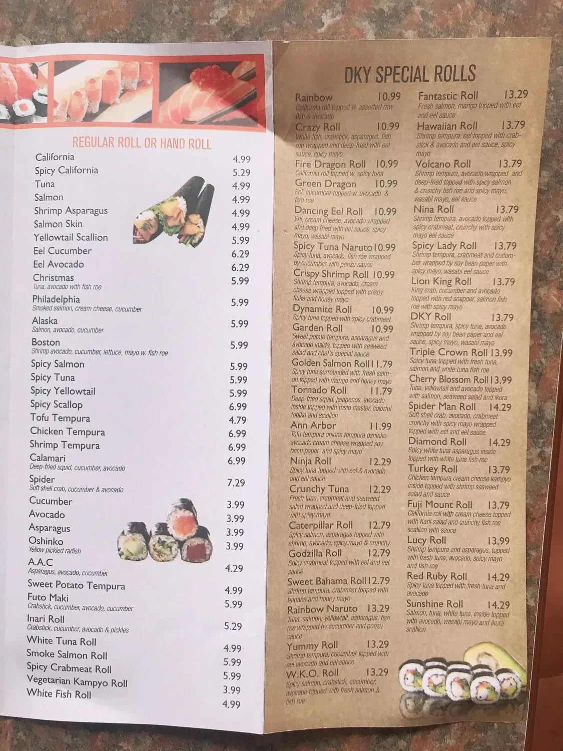 Menu 3