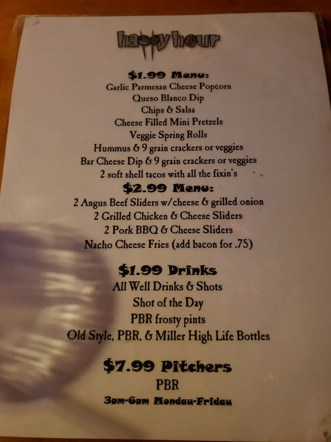 Menu 6