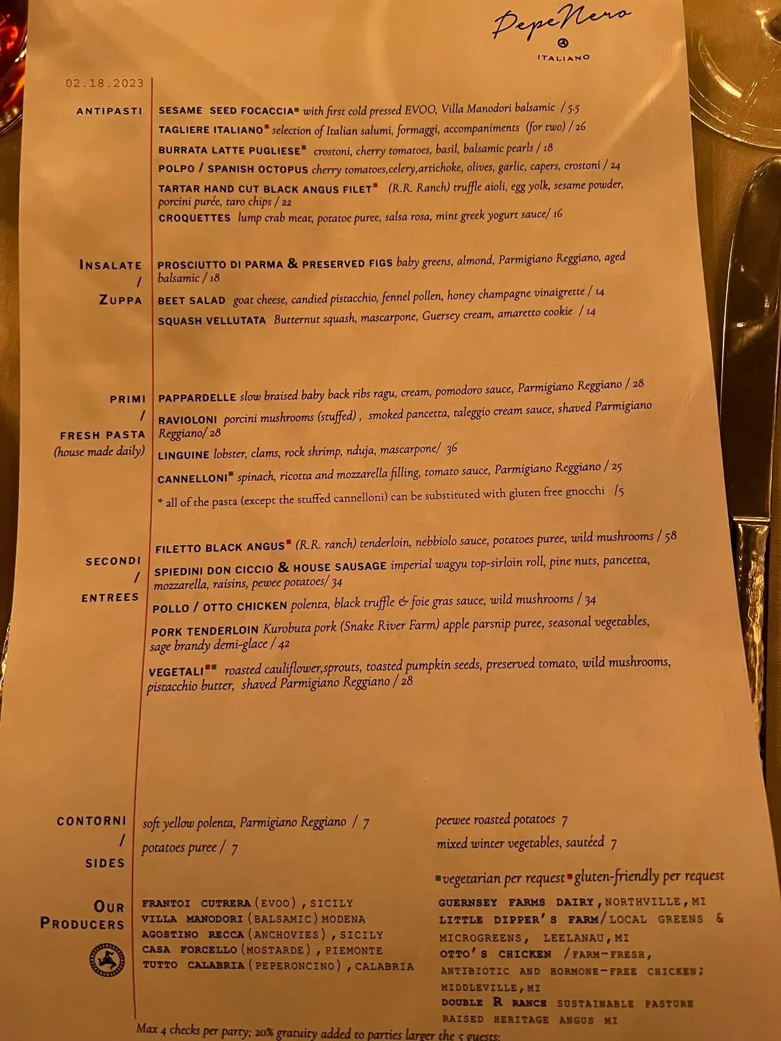 Menu 3