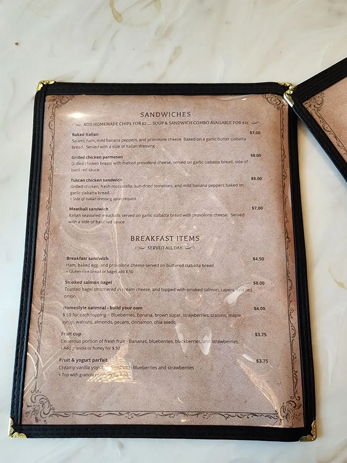 Menu 4