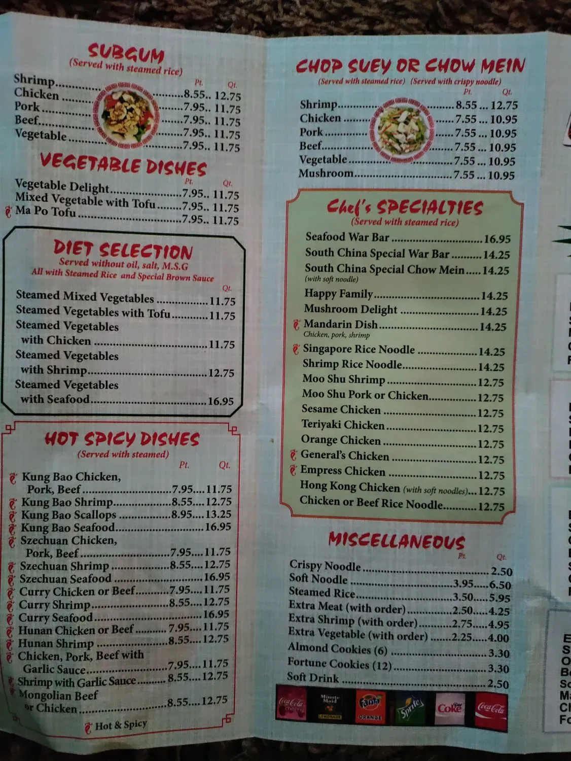 Menu 4