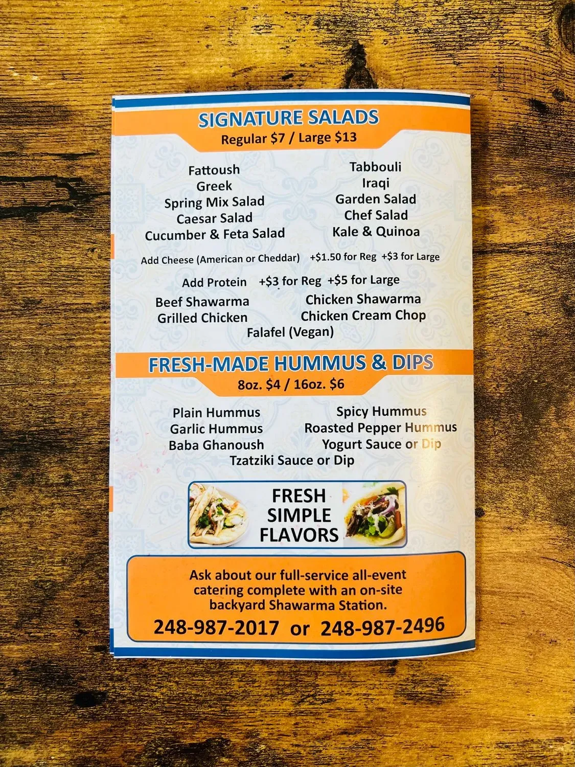 Menu 6