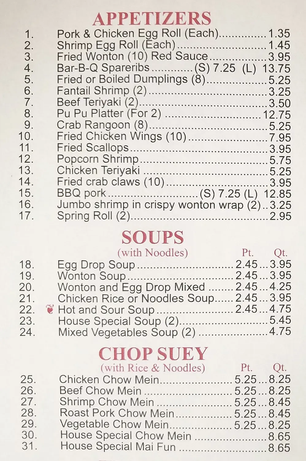 Menu 3