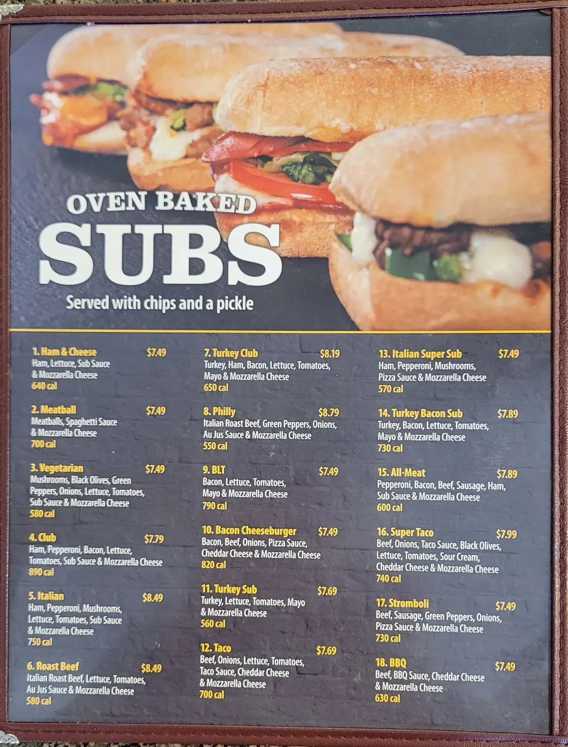 Menu 5