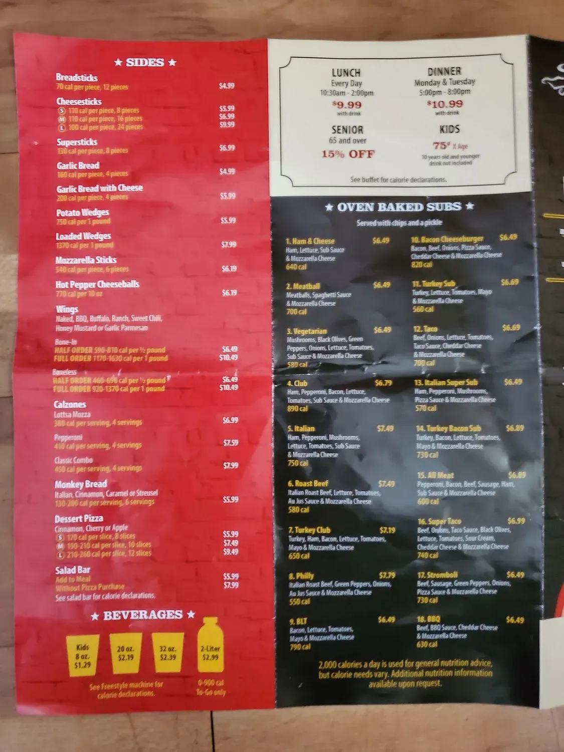 Menu 6