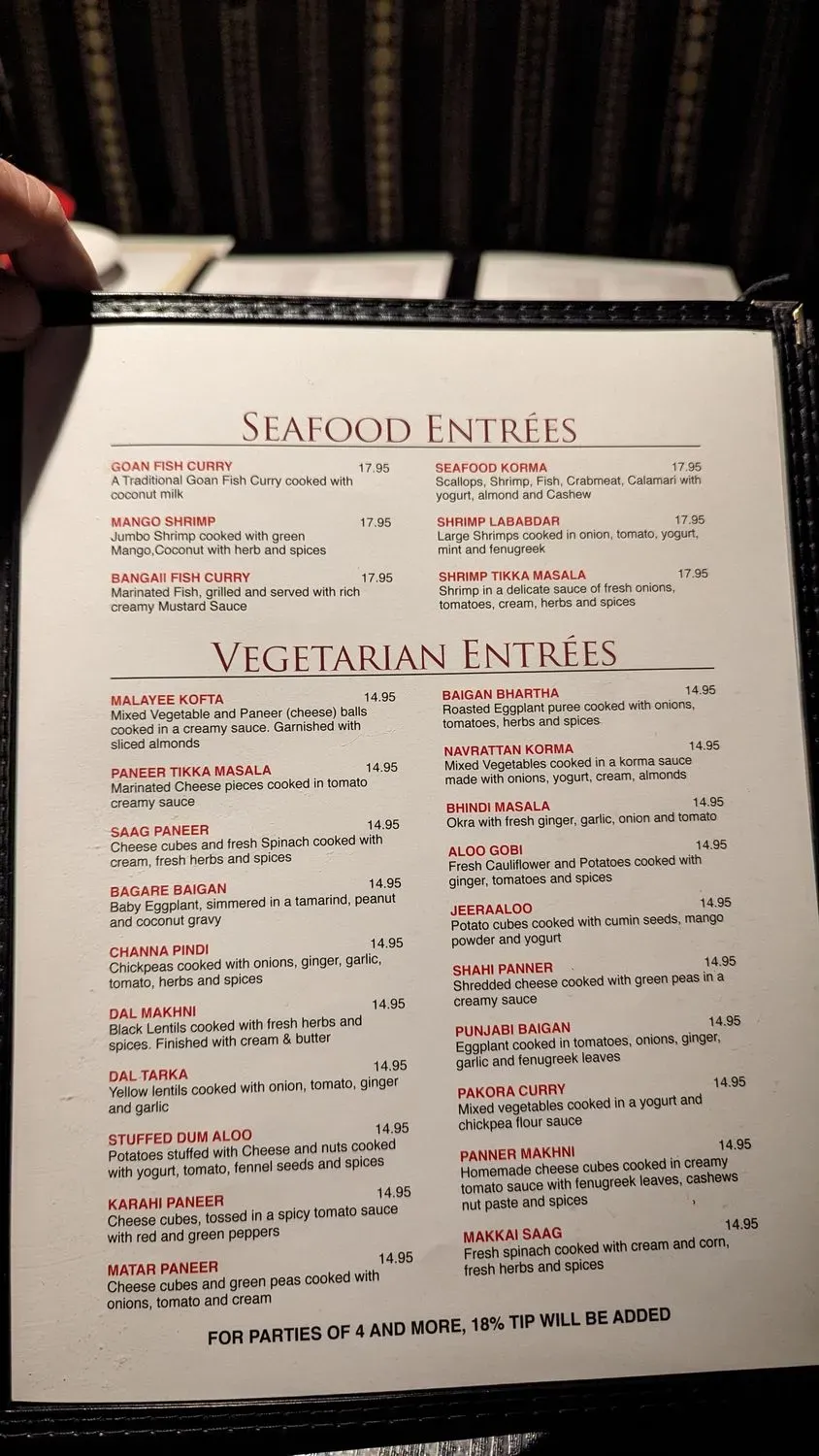 Menu 6