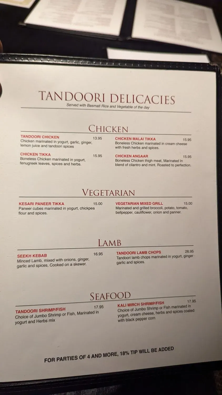 Menu 5