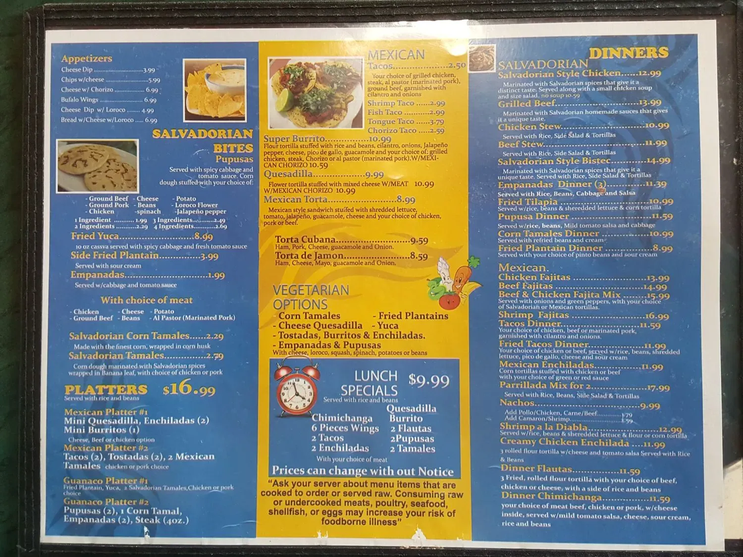 Menu 3