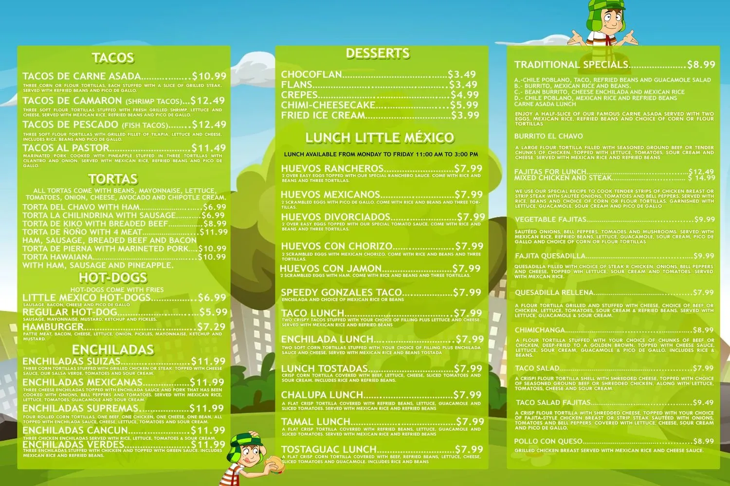 Menu 3