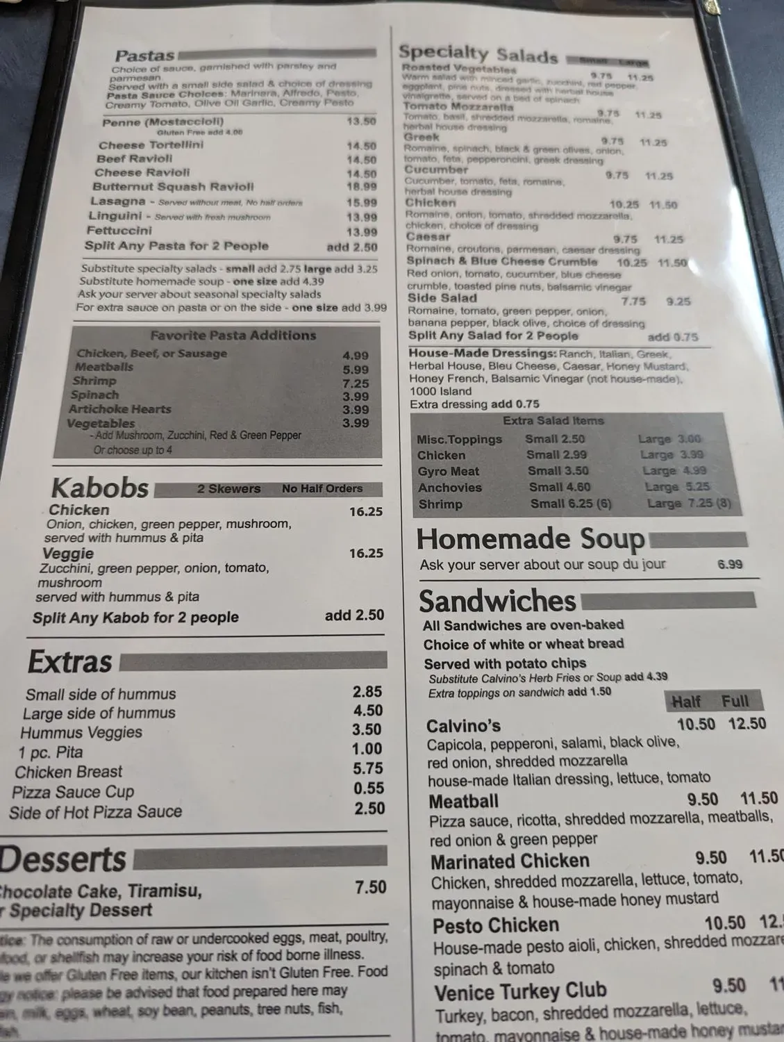 Menu 6