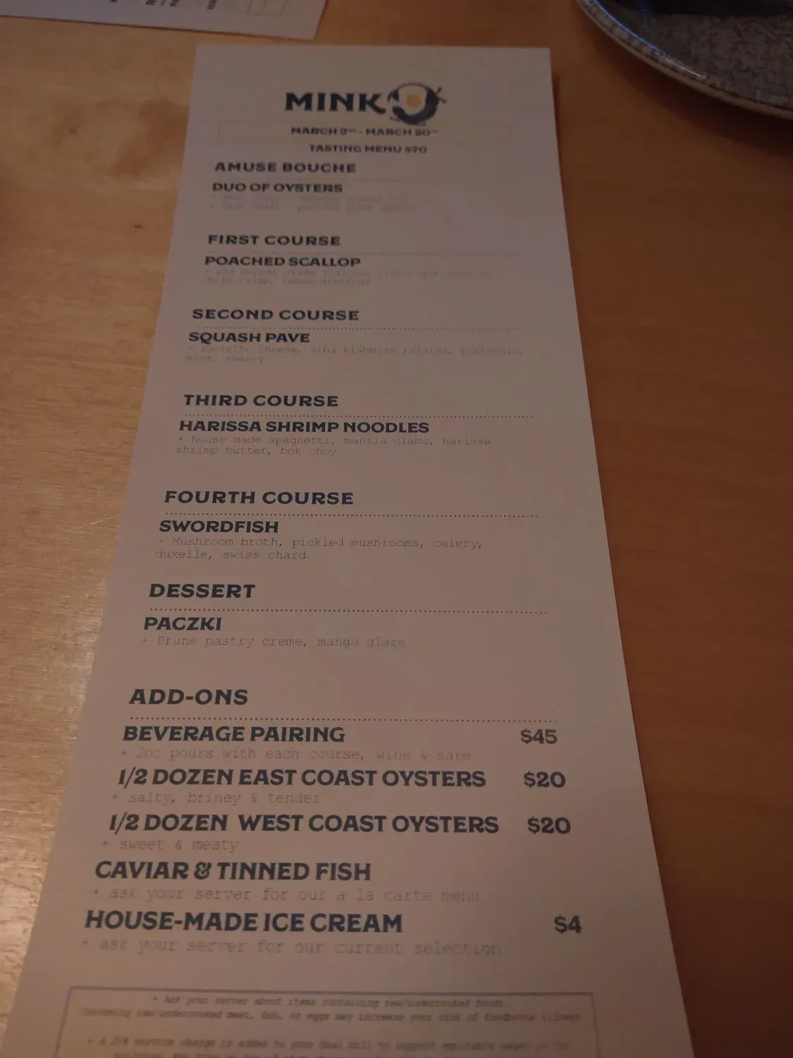 Menu 6