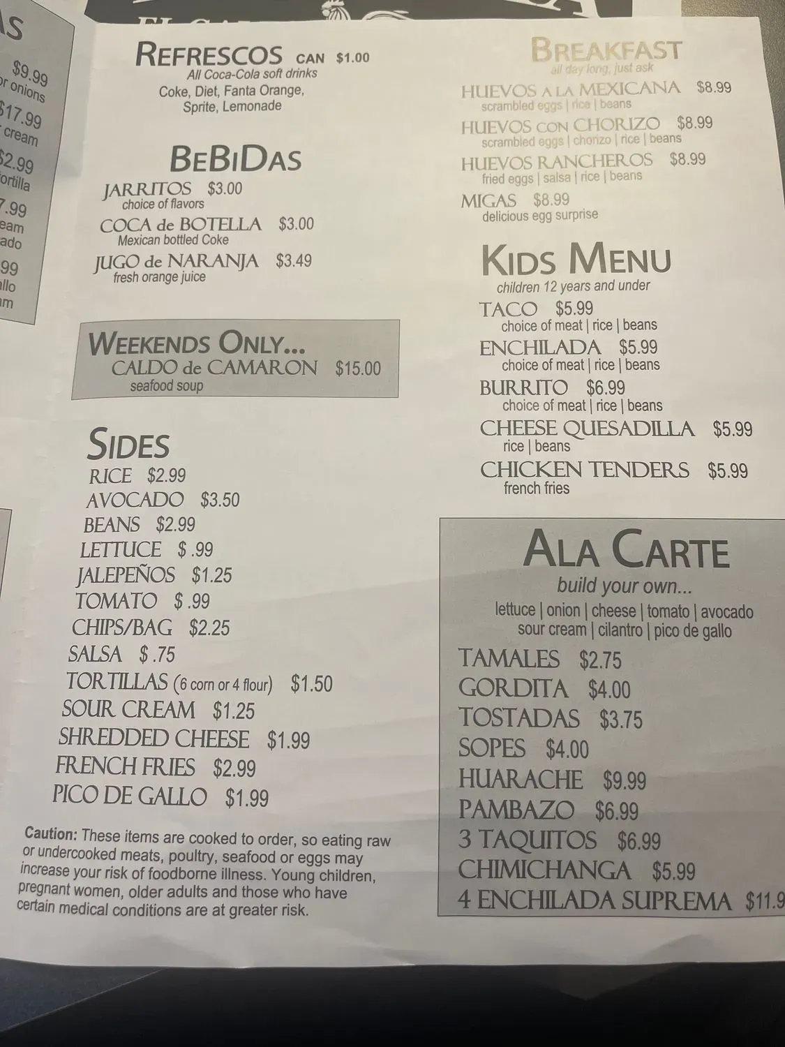 Menu 4