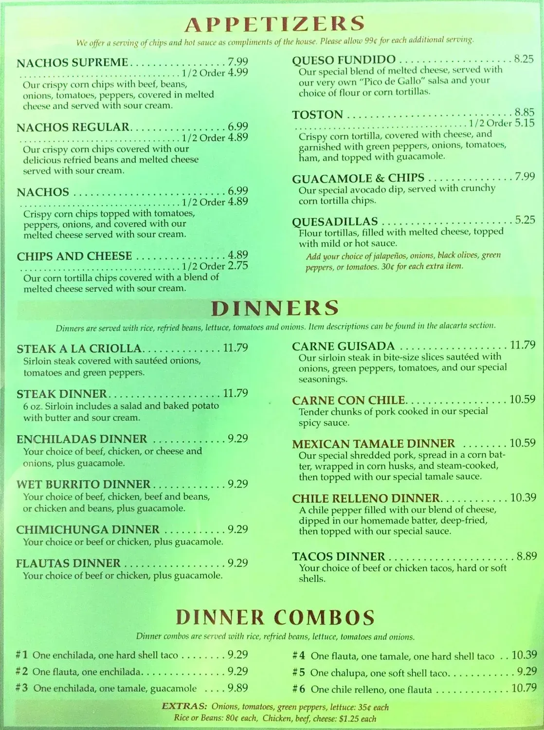 Menu 4