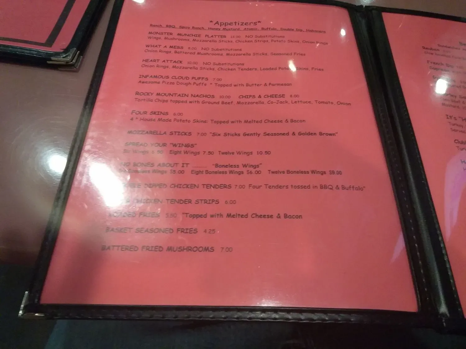 Menu 5