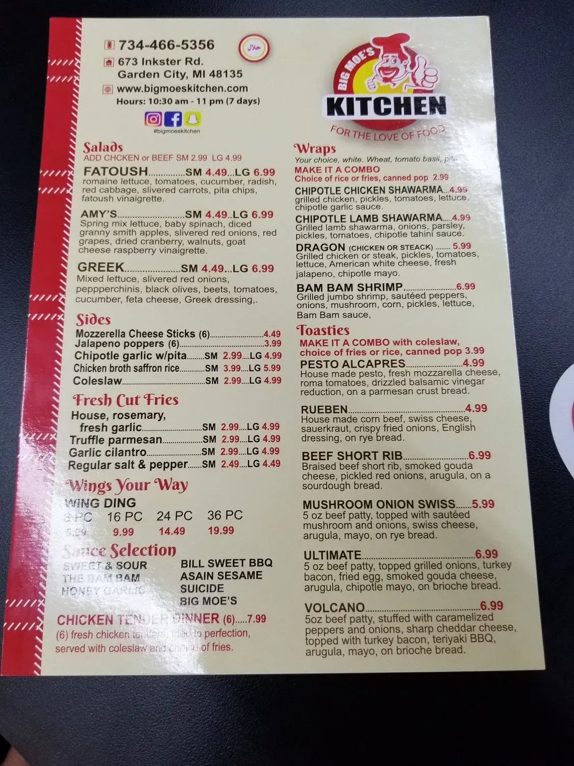 Menu 3