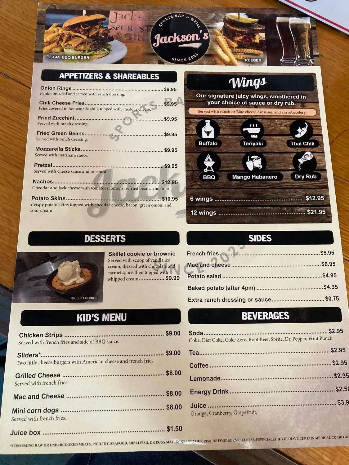 Menu 4