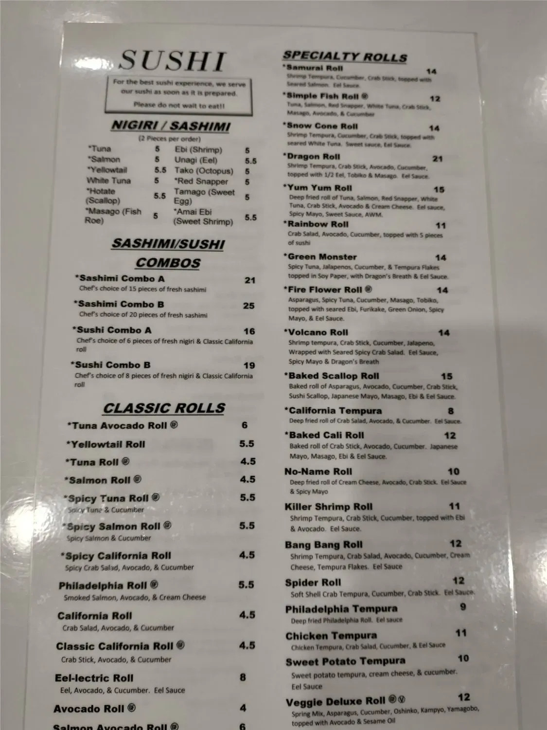 Menu 4