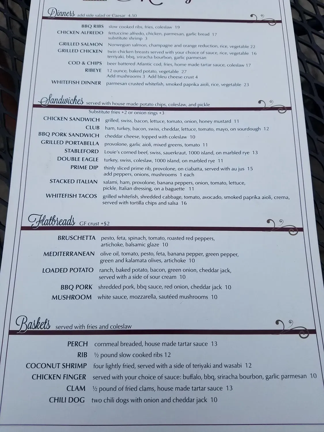 Menu 3