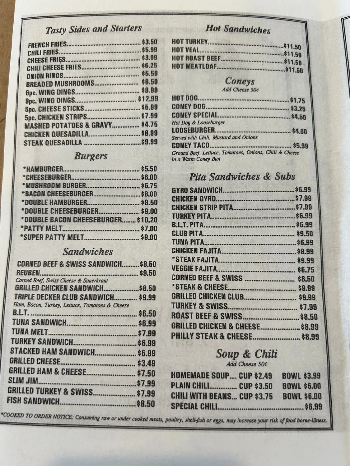 Menu 3