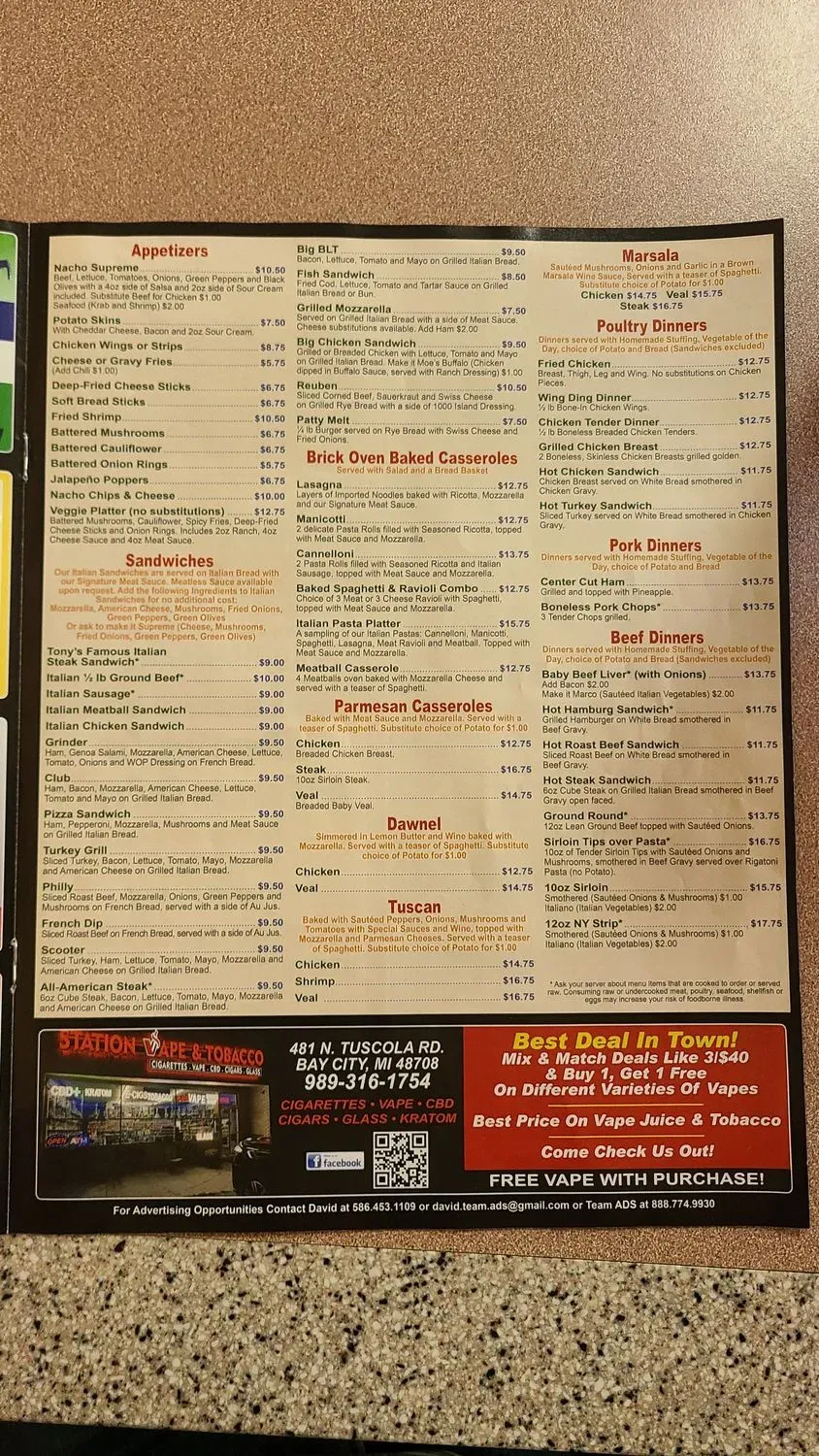 Menu 3