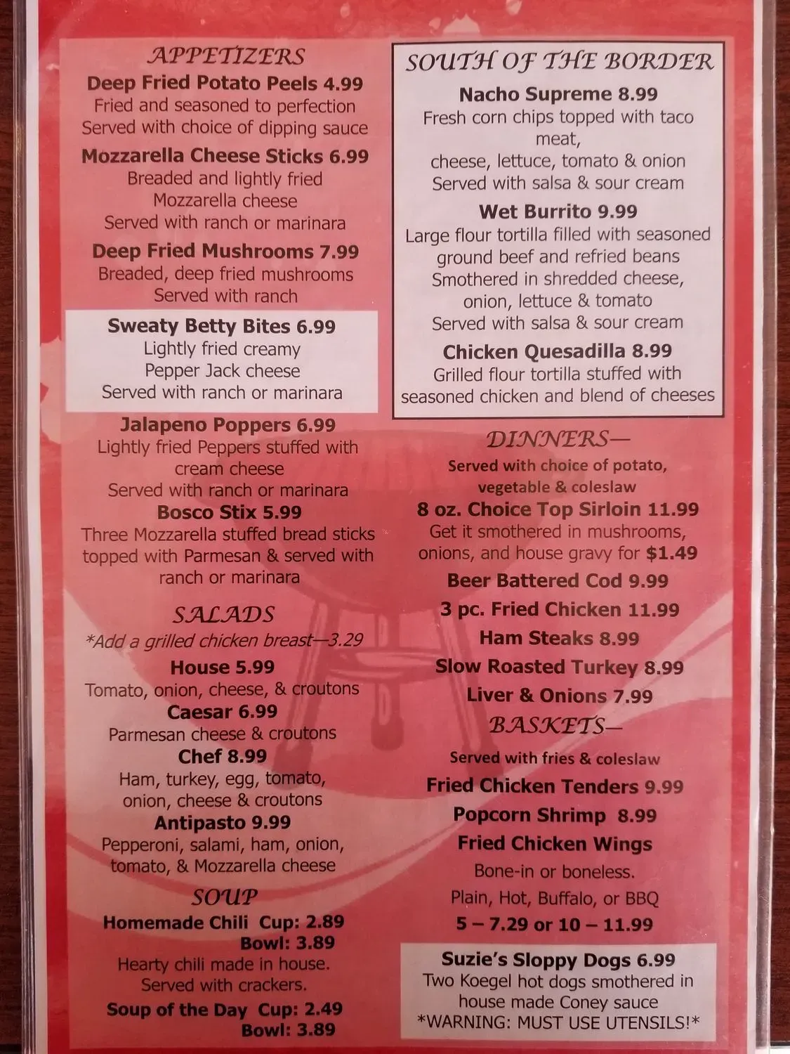 Menu 2