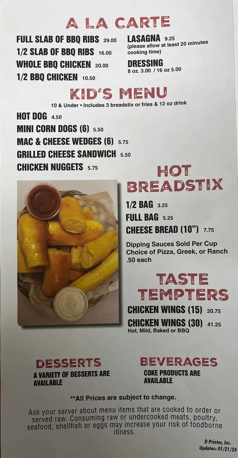 Menu 6