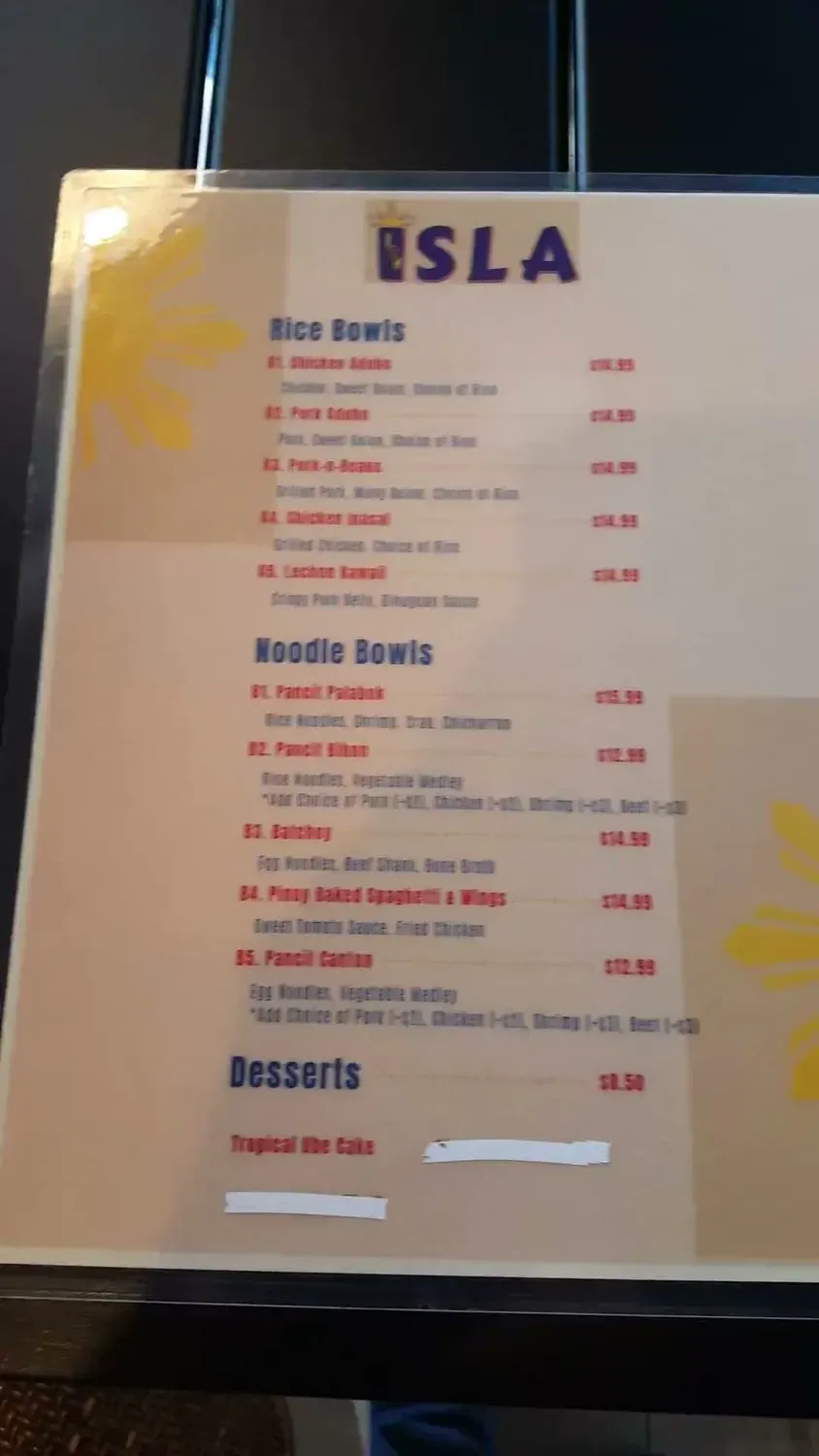 Menu 5