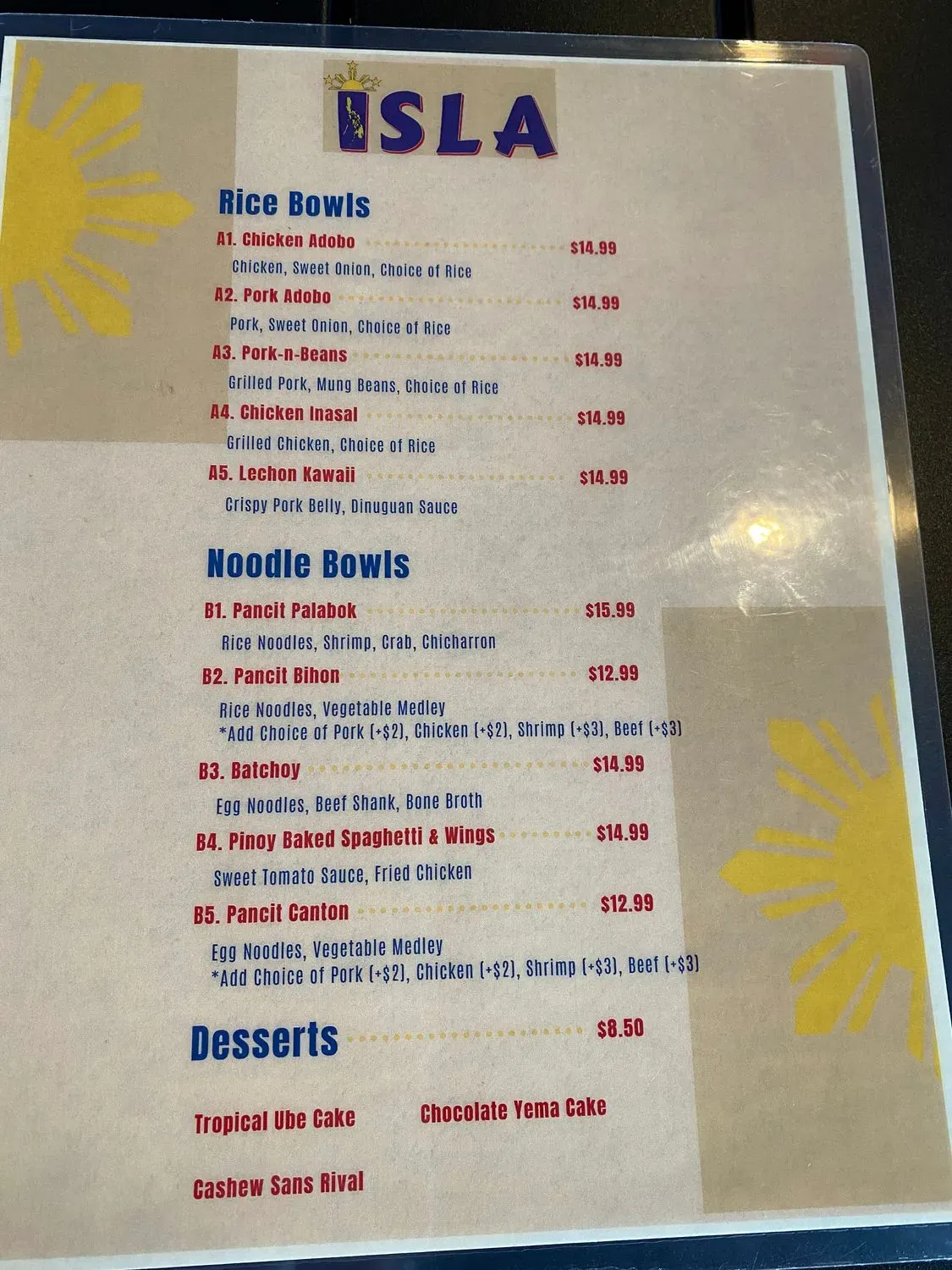 Menu 3