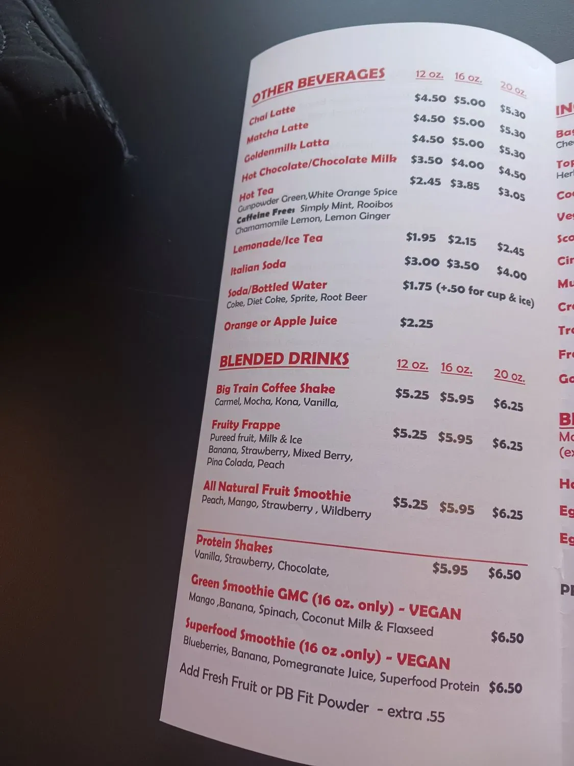 Menu 5