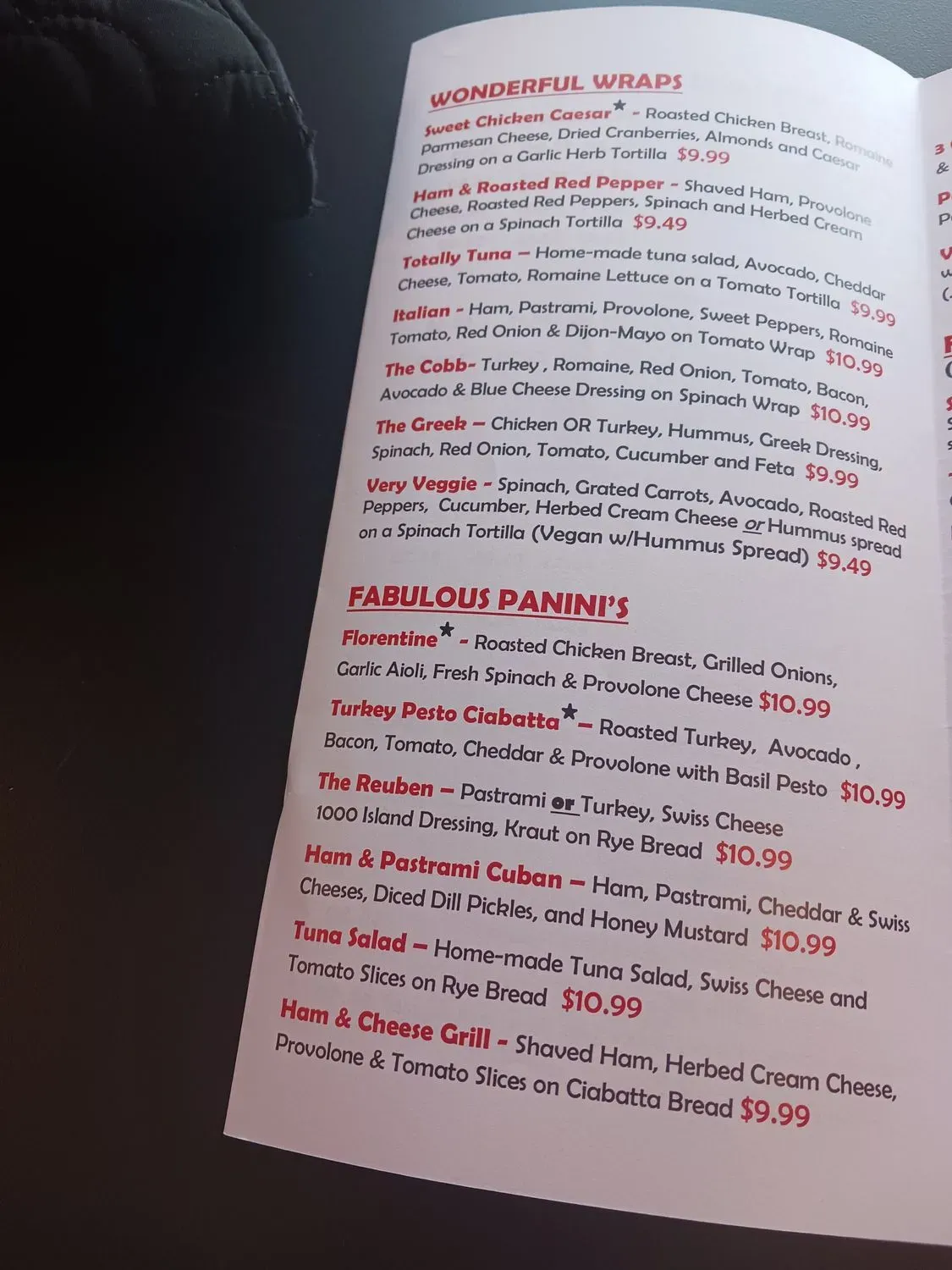 Menu 3