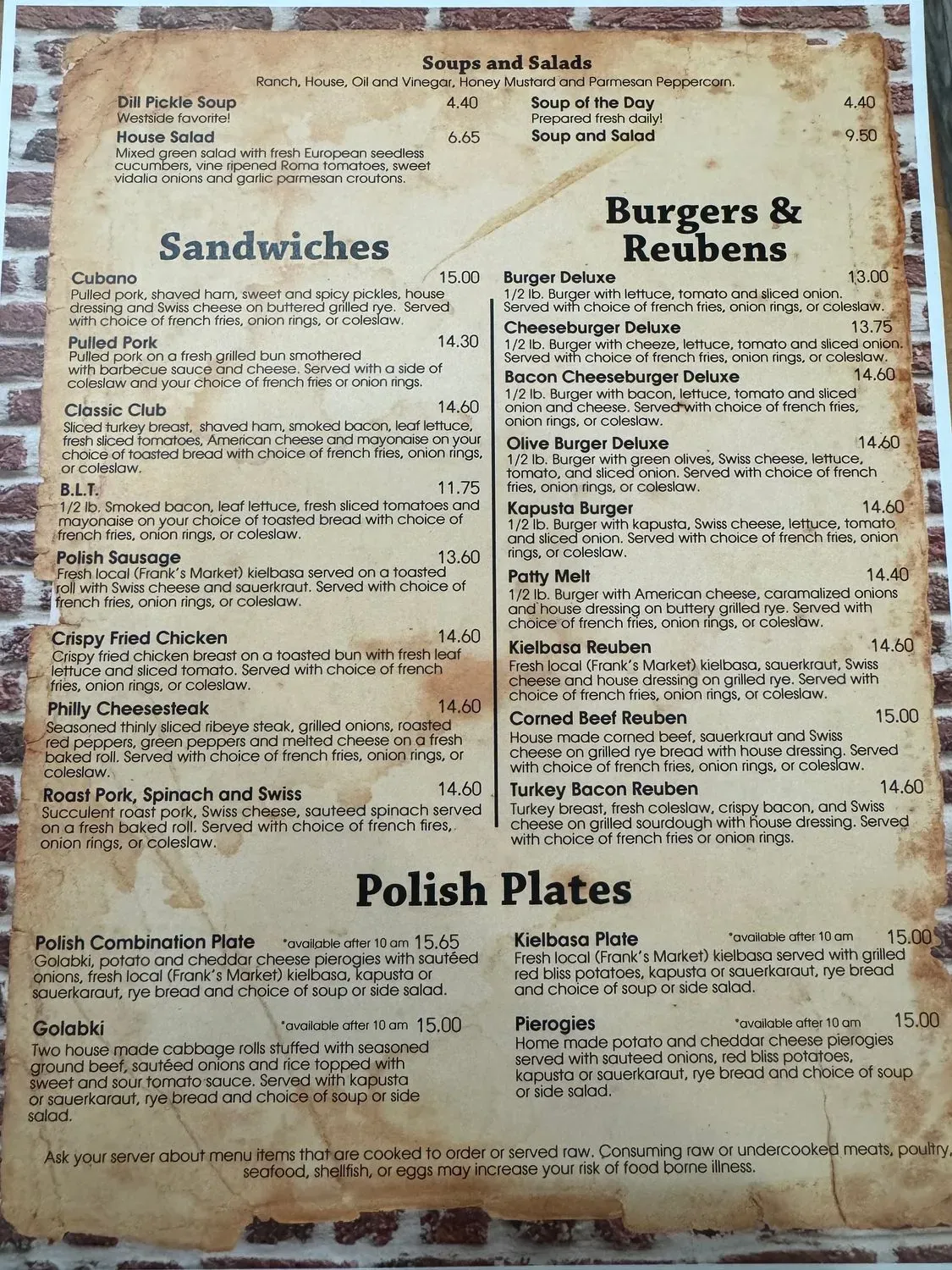 Menu 2