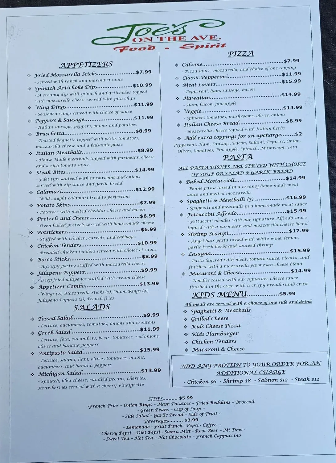 Menu 3