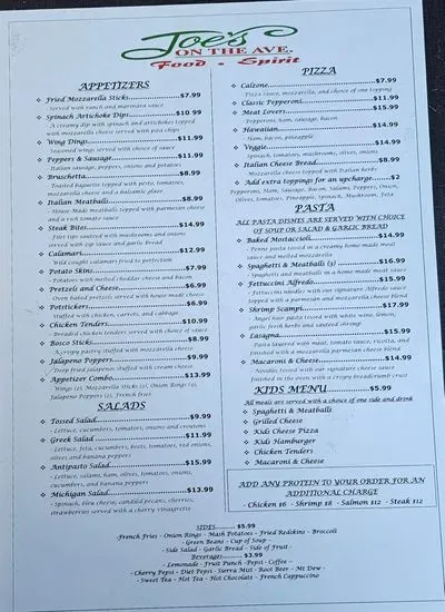 Menu 3