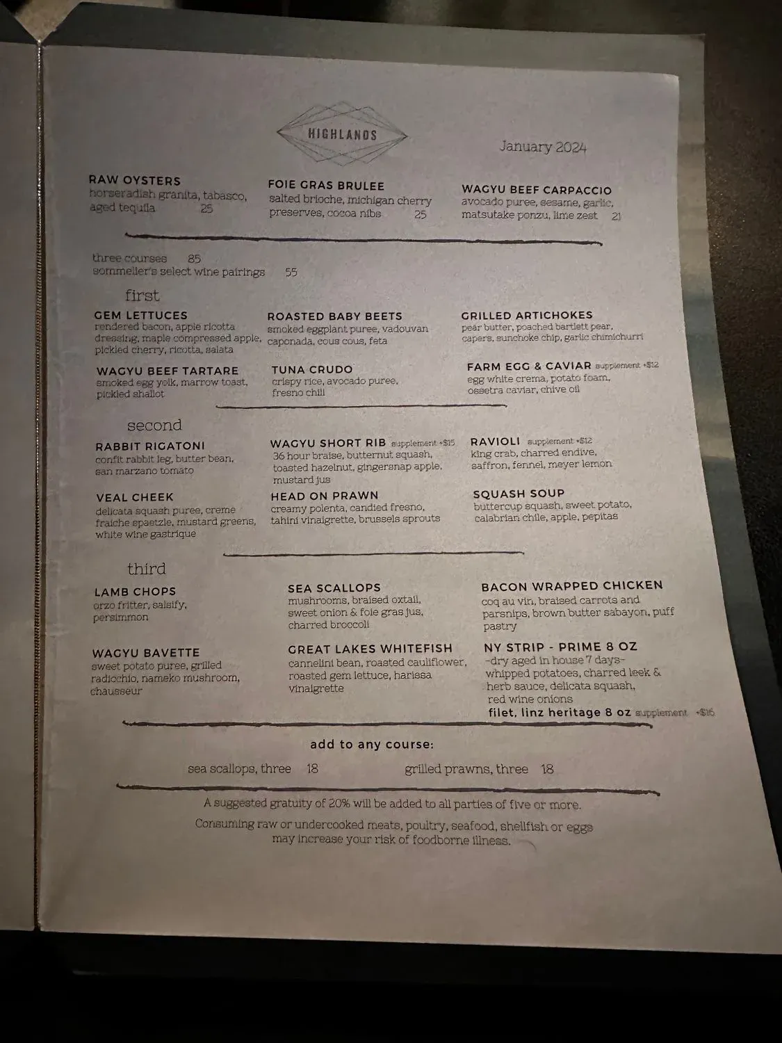 Menu 4