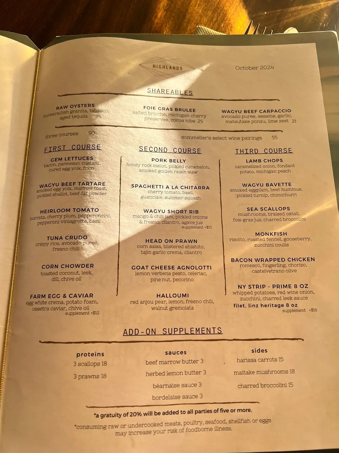 Menu 3