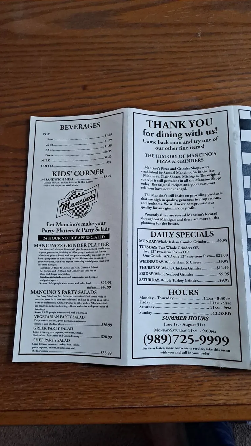 Menu 2