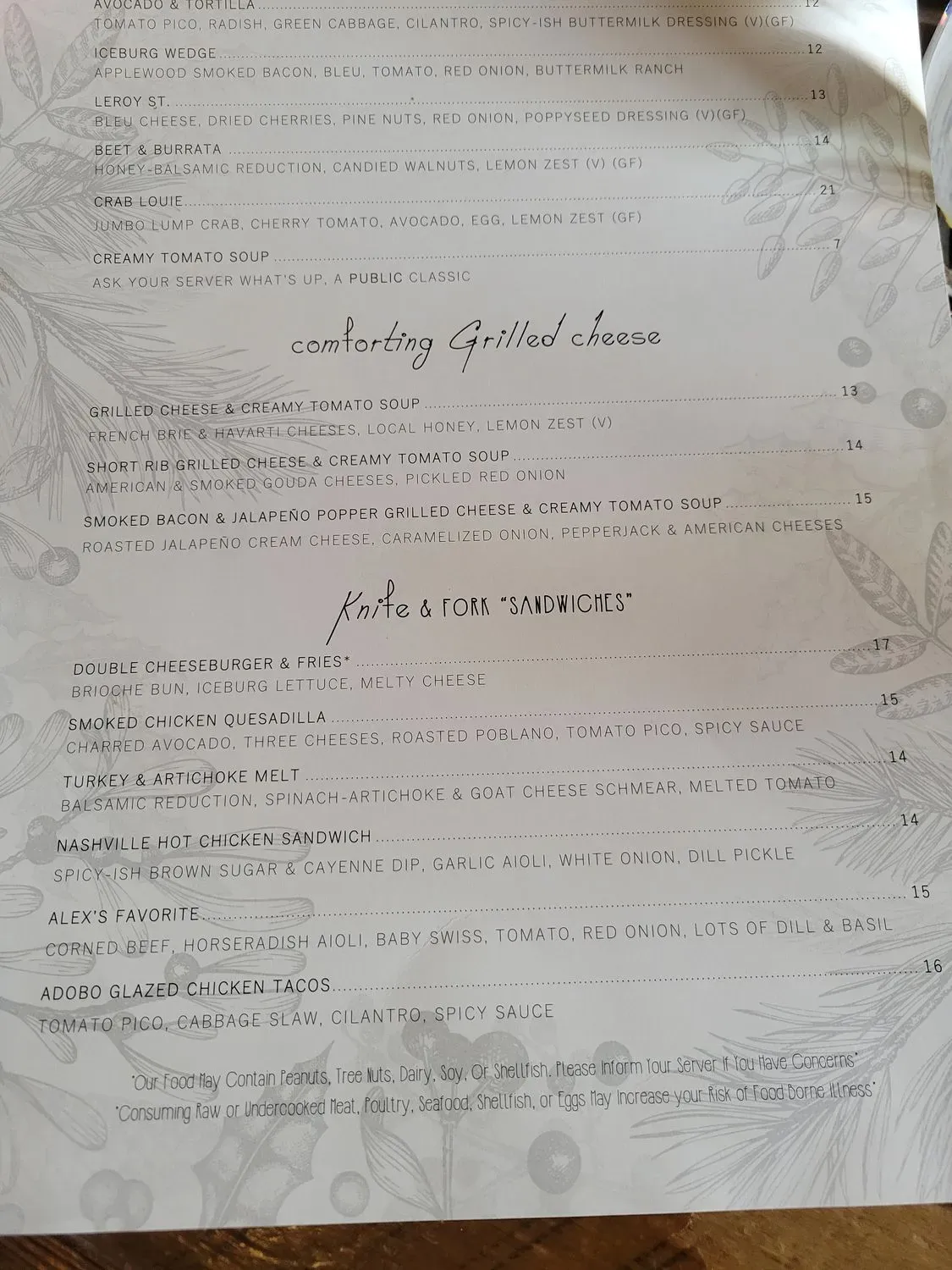 Menu 2