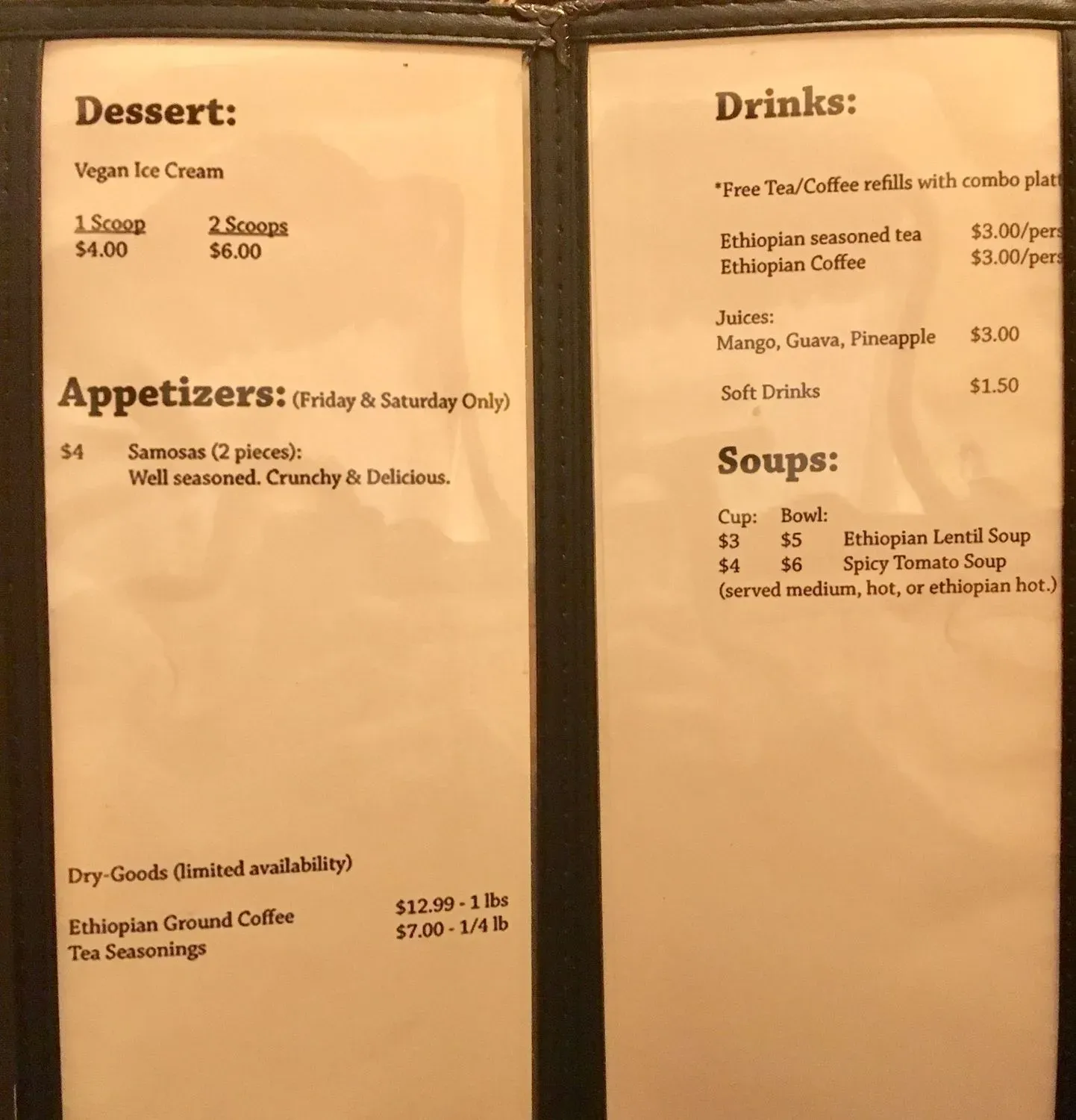 Menu 6