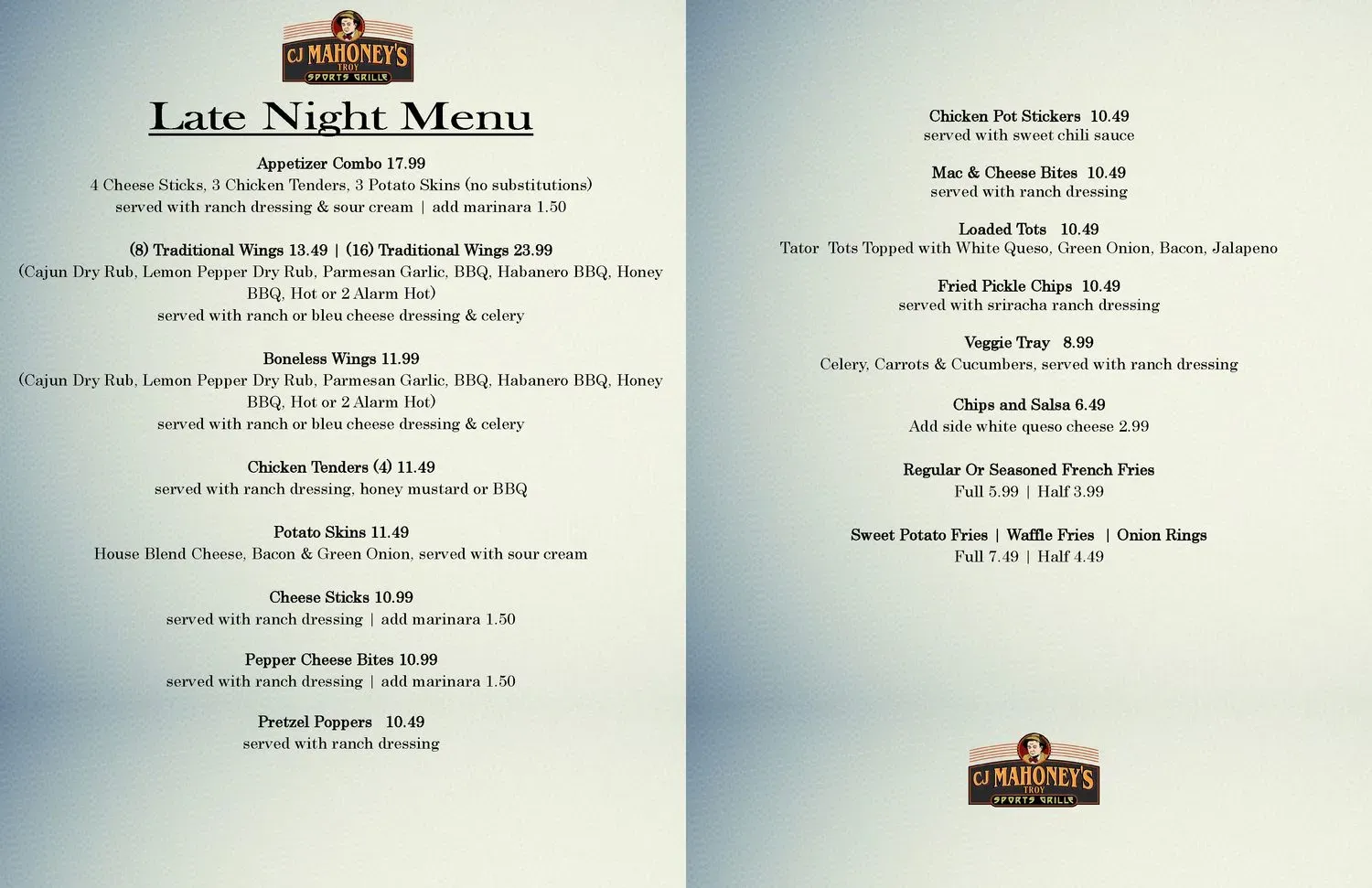 Menu 2