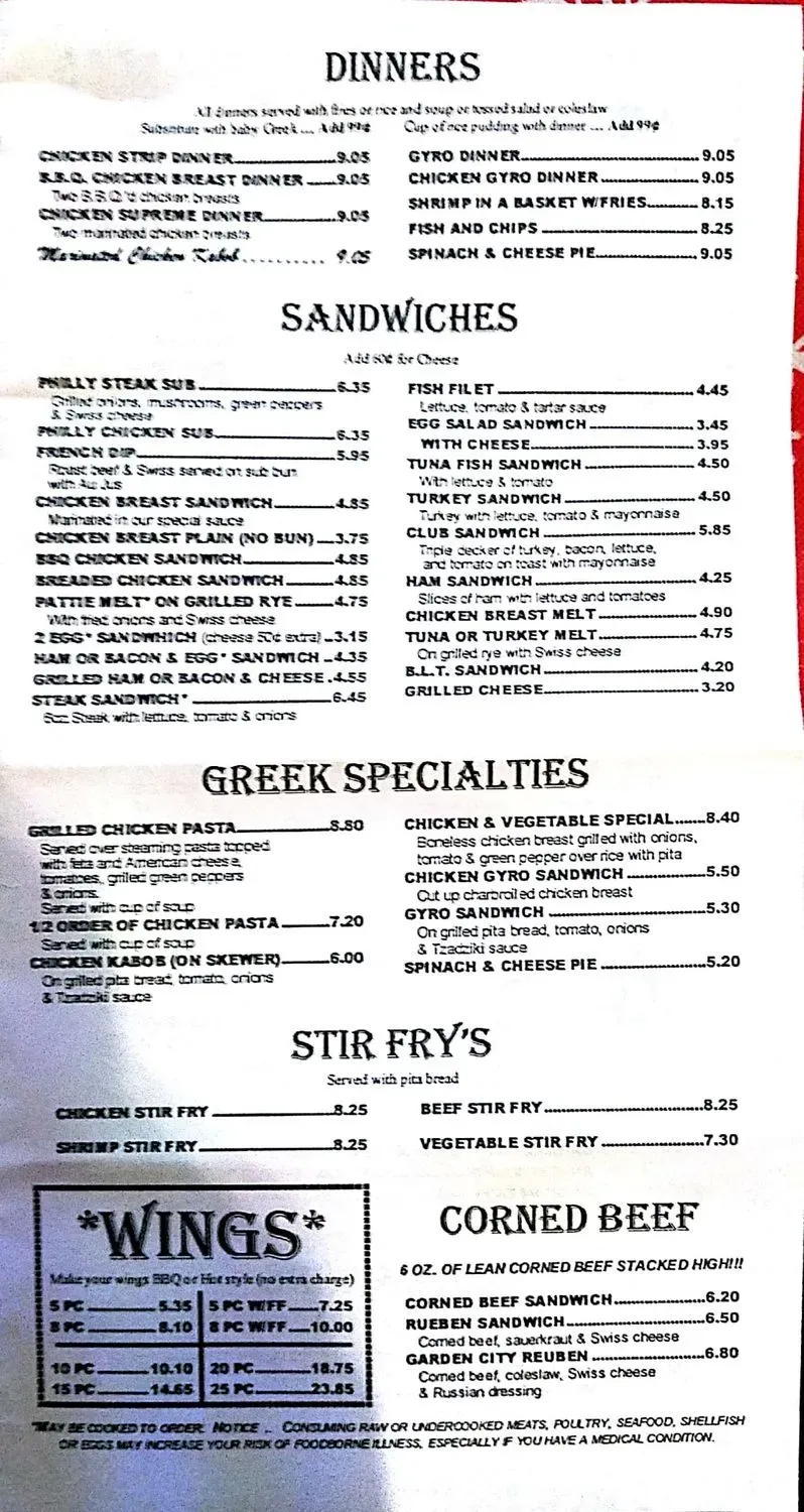 Menu 4