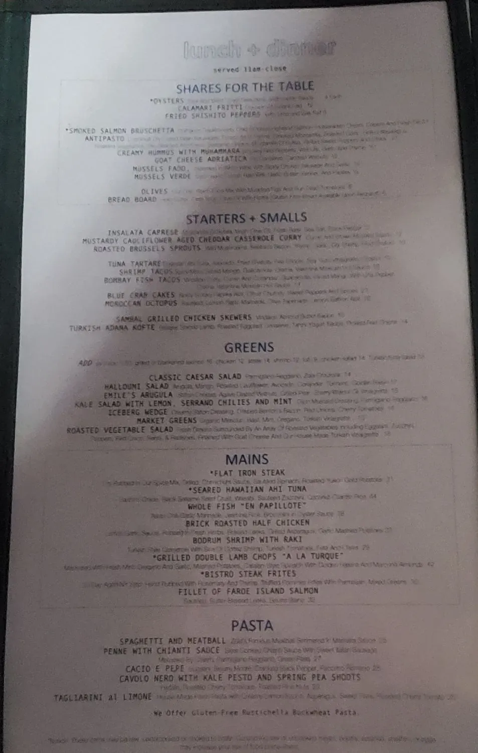 Menu 5