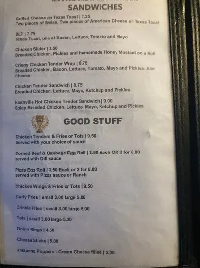 Menu 2