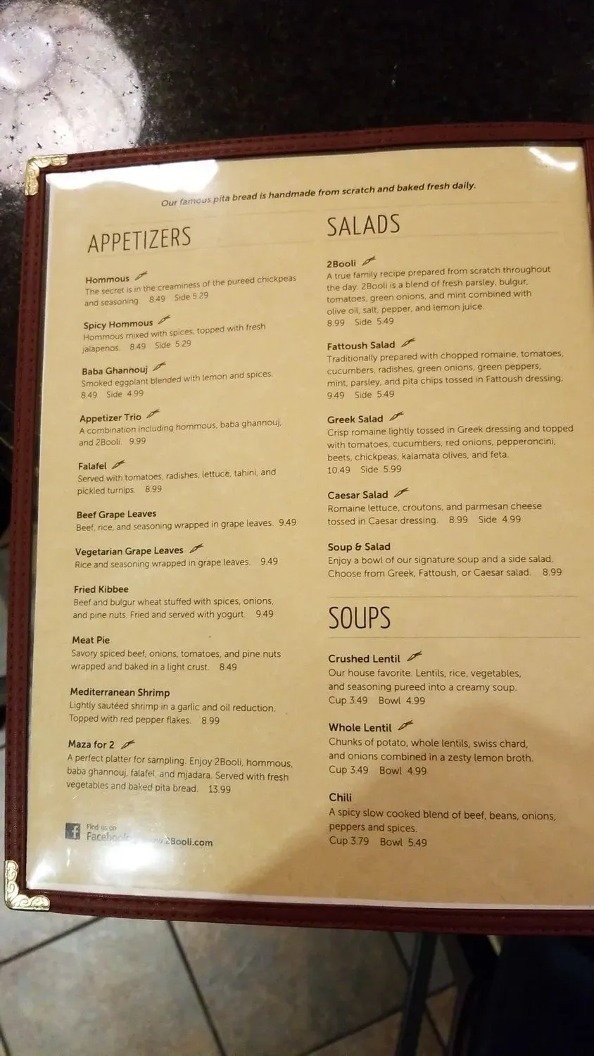 Menu 6