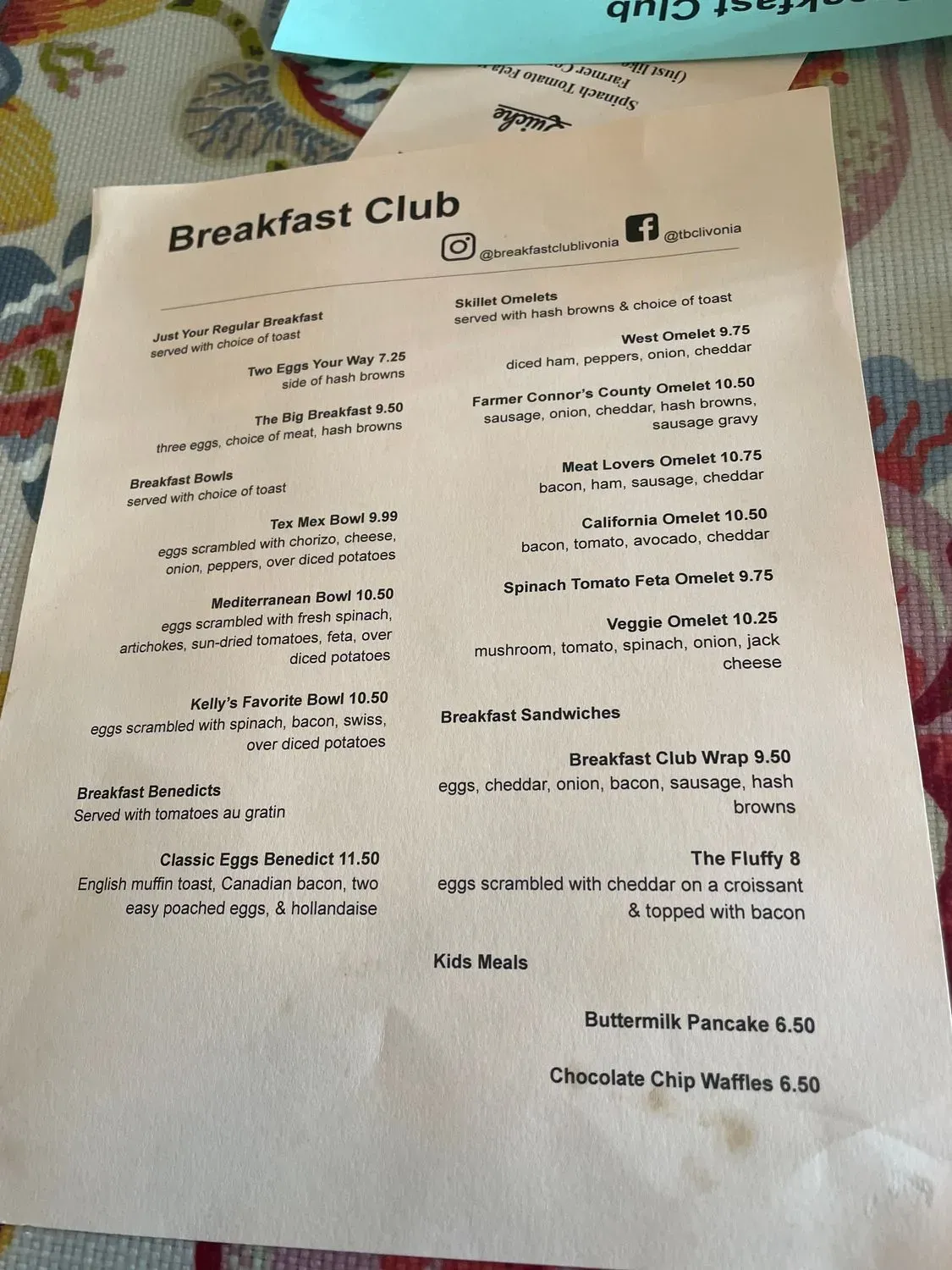 Menu 3