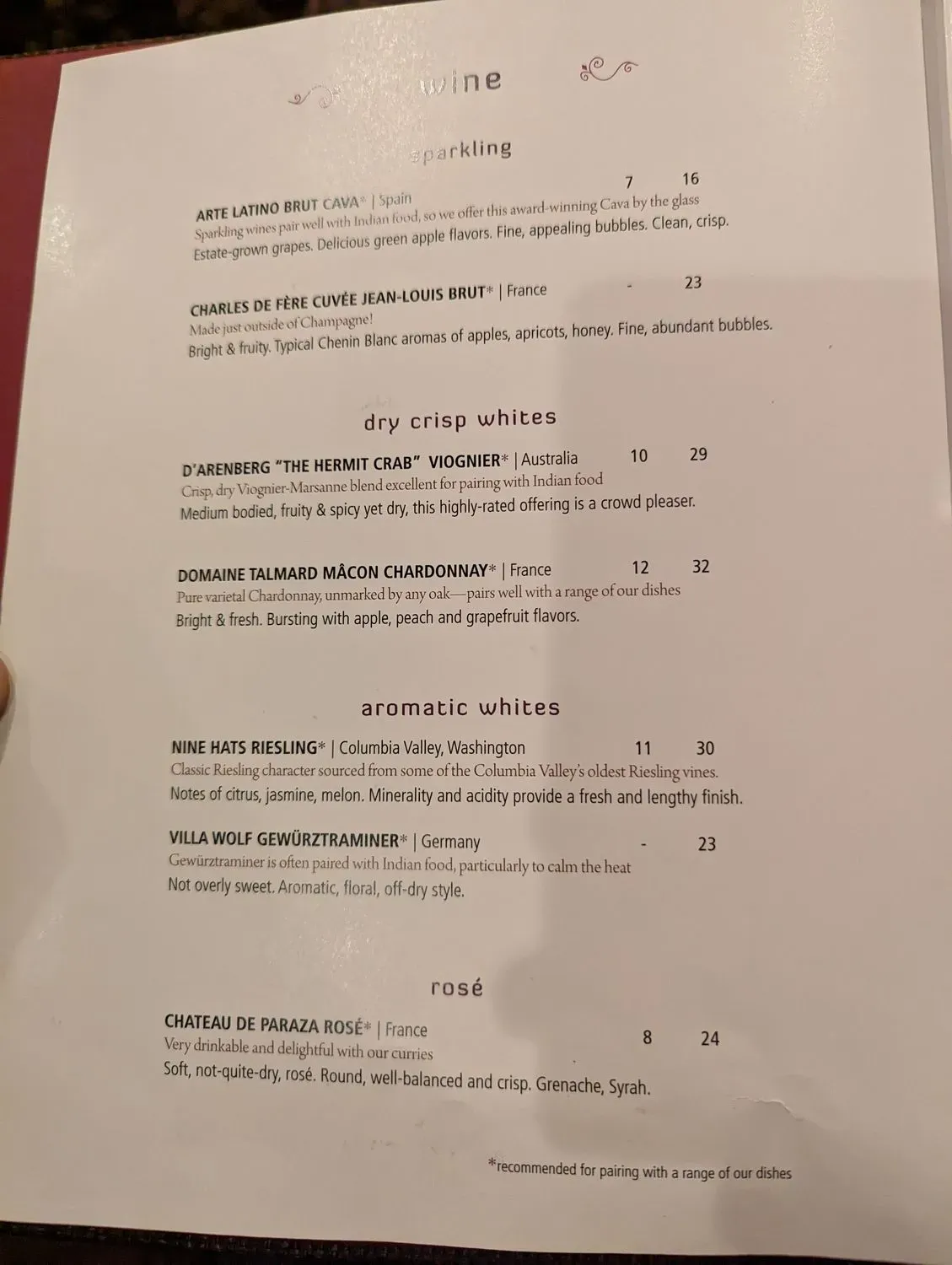 Menu 5