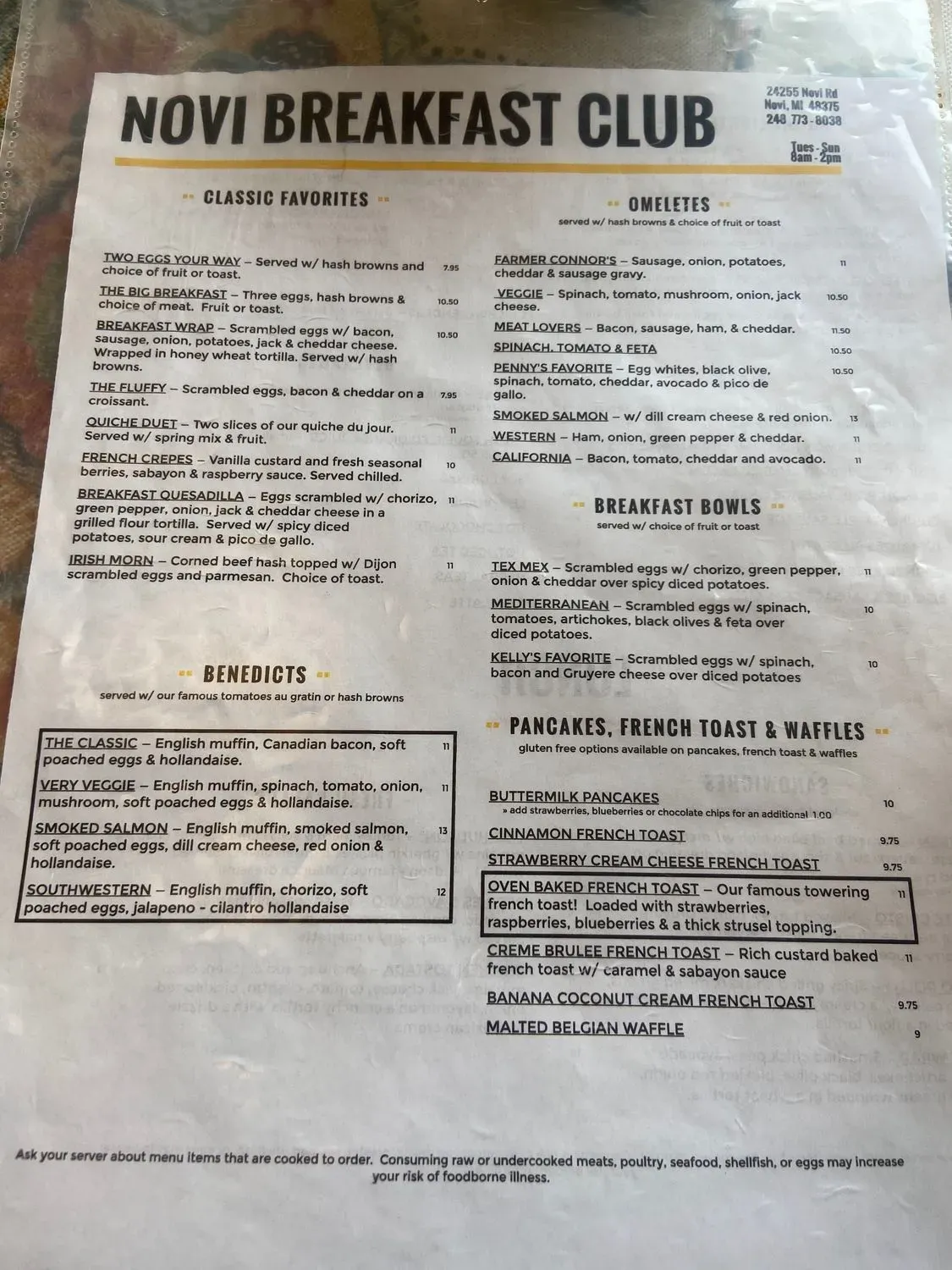 Menu 3