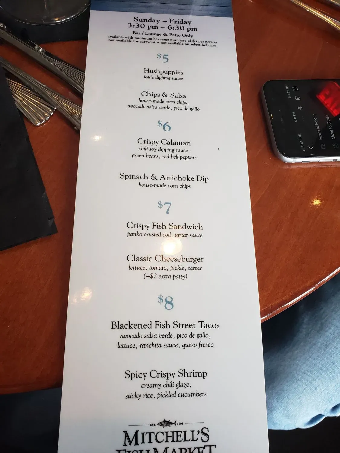 Menu 5