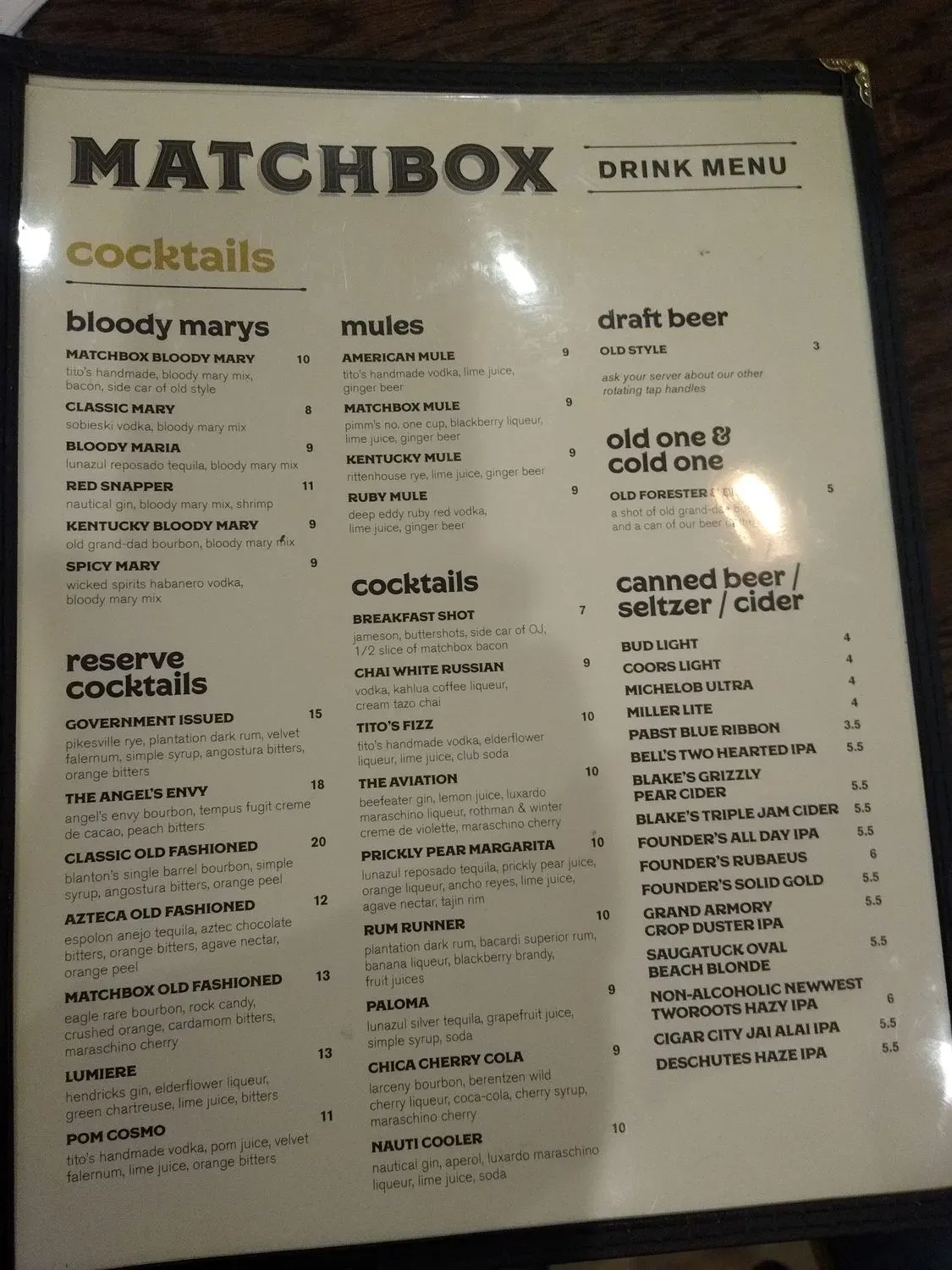 Menu 6