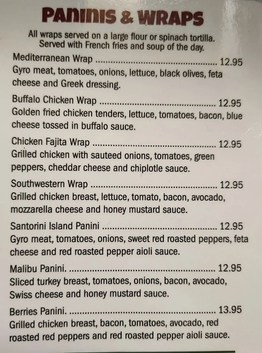 Menu 3